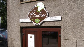 Bistro 178 3D (tūrinė) iškaba