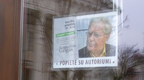 Renginio „Popietė su autoriumi“ plakatai