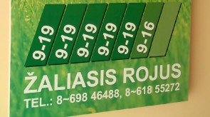 Žaliasis rojus darbo laikas